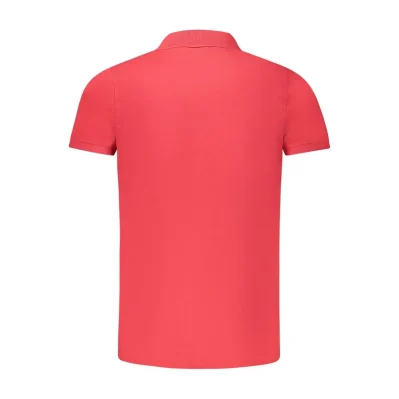 Red Cotton Polo Shirt