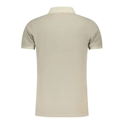 Beige Cotton Polo Shirt
