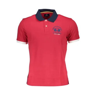 Red Cotton Polo Shirt
