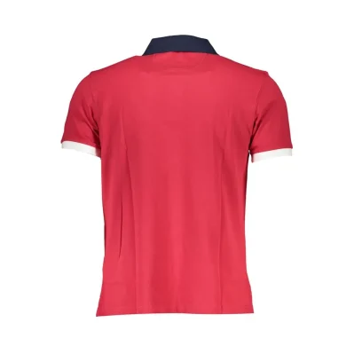 Red Cotton Polo Shirt