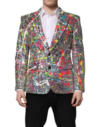 Multicolor Sequined SICILIA Coat Blazer