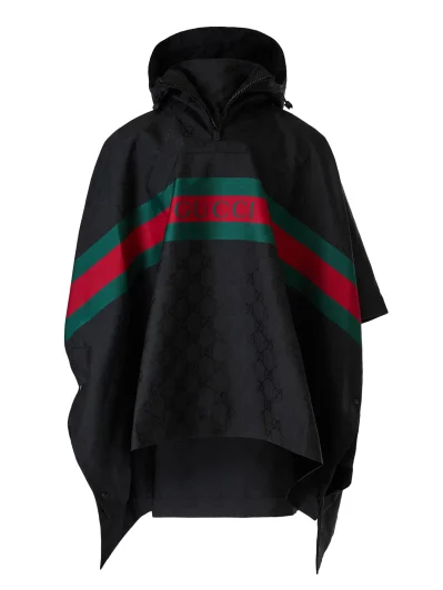GG Jacquard Nylon Coat