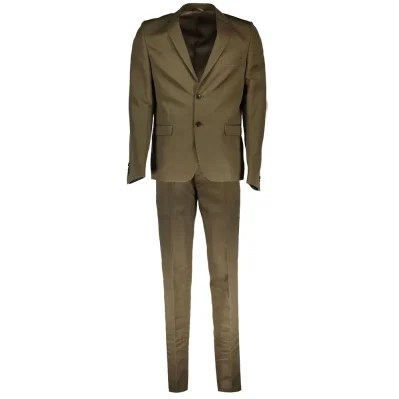 Green Haircalf Men's Suit