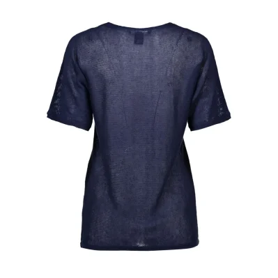 Blue Linen Women Shirt