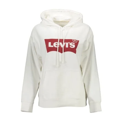 White Cotton Unisex Sweatshirt