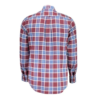 Purple Cotton Men Shirt