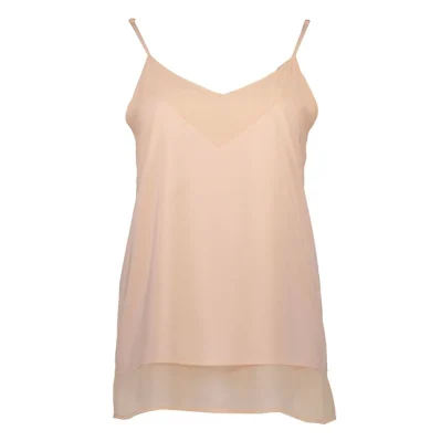 Pink Polyester Tops & T-Shirt