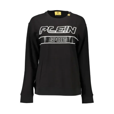 Black Cotton Women Sweater