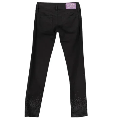 Black Cotton Jeans & Pant