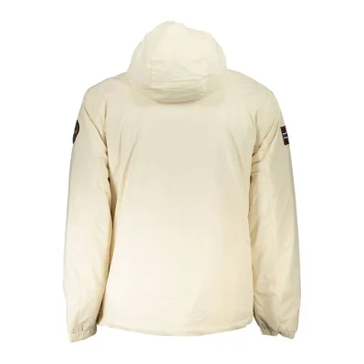 White Polyamide Men Jacket