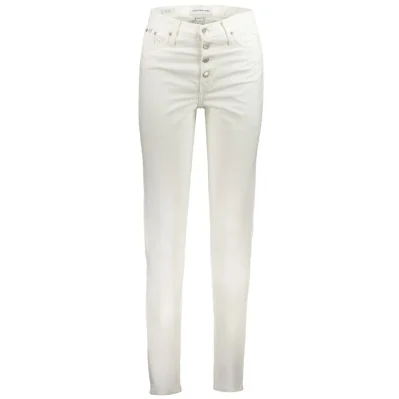 White Cotton Jeans & Pant