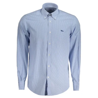 Light Blue Cotton Men Shirt