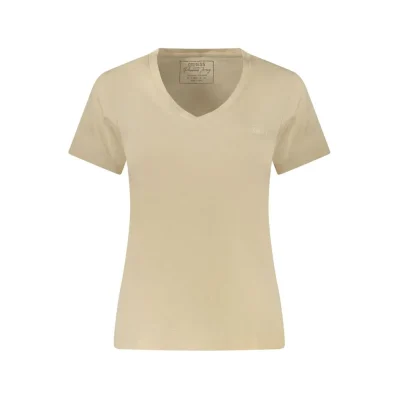 Beige Cotton Women Top