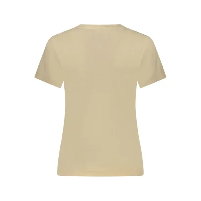 Beige Cotton Women Top