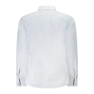 Blue Cotton Men Shirt