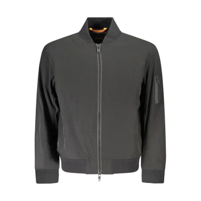 Black Polyamide Men Jacket