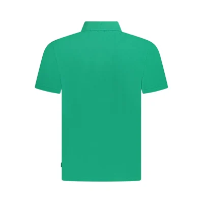Green Cotton Polo Shirt