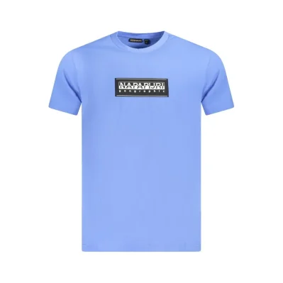 Blue Cotton Men TShirt