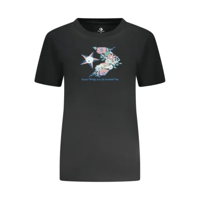 Black Cotton Tops & T-Shirt