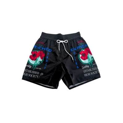 Black Polyester Swimwear