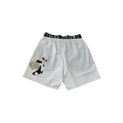 White Polyester Swimwear