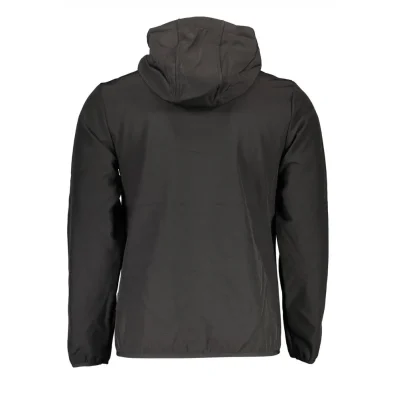 Black Polyester Men's Jacket