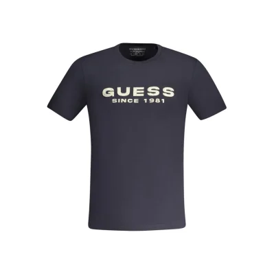Blue Cotton Men TShirt