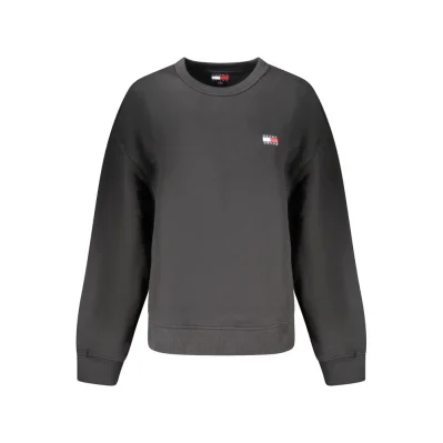 Black Cotton Women Sweater