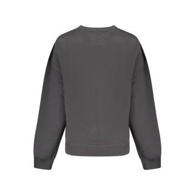 Black Cotton Women Sweater