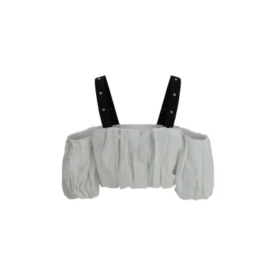 Balloon sleeves crop Top