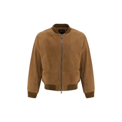 Suede Bomber Jacket