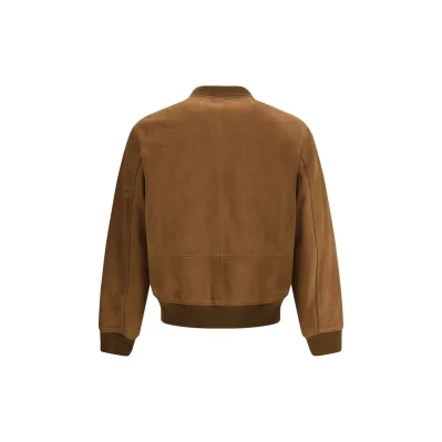 Suede Bomber Jacket