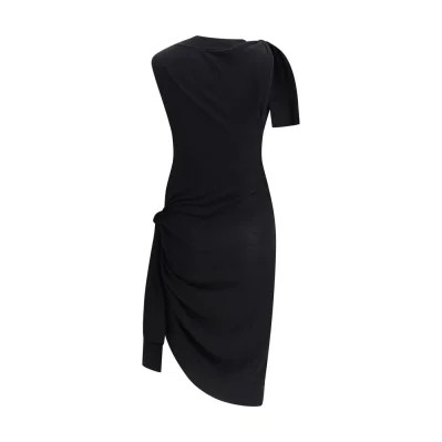 Asymmetrical knit Dress