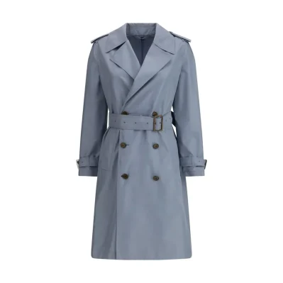 Silk long Trench Coat