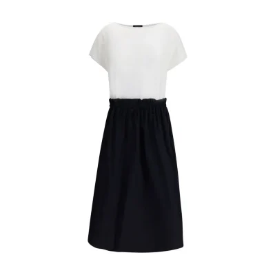 Long Dress with appliqué skirt