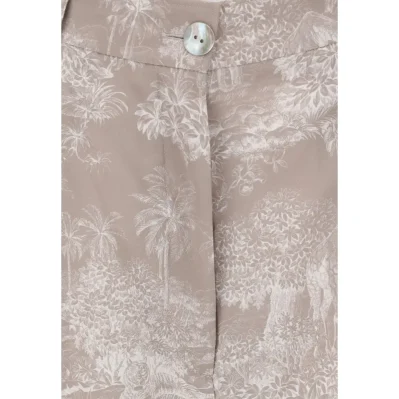 Toile de Jouy pattern Pants