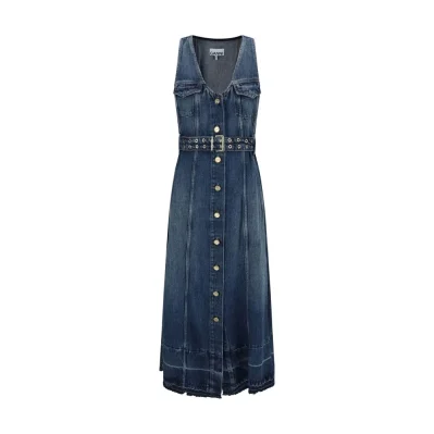 Denim midi Dress