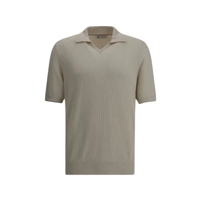 Ribbed Polo Shirt
