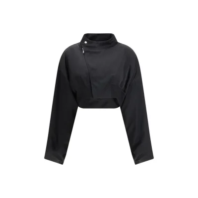 Cropped Bomber Jacket
