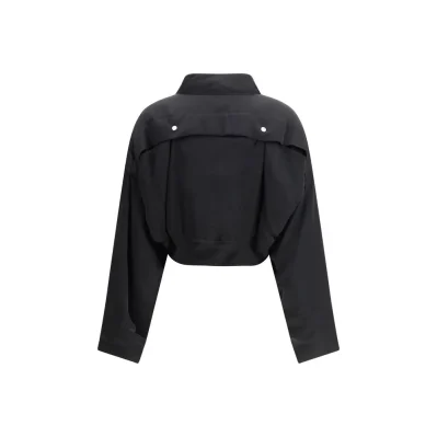 Cropped Bomber Jacket