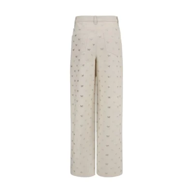 Diamante Bow Jeans