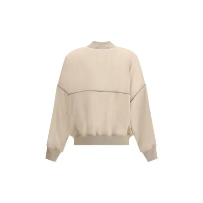 Semi-sheer Bomber Jacket