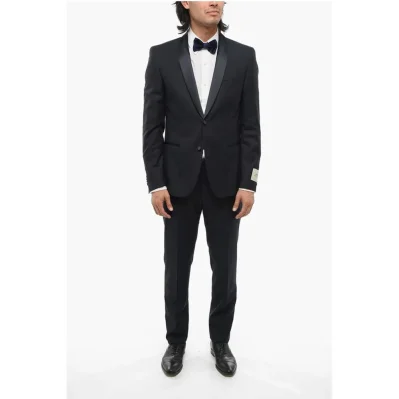 Black Wool Suits &Amp; Blazer