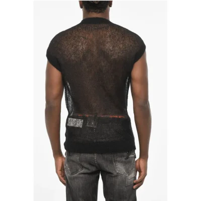 Black Fabric Sweater