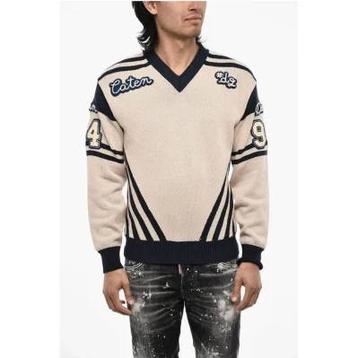 Beige Cotton Sweater