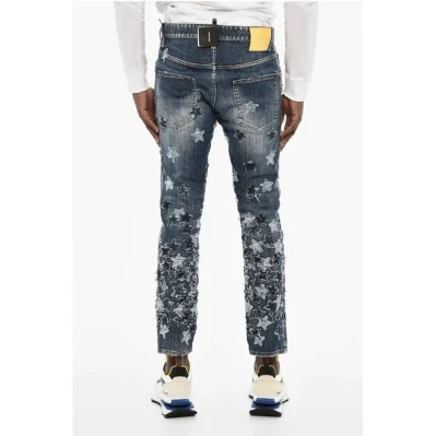 Blue Cotton Jeans Denim