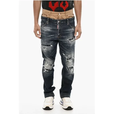 Blue Cotton Jeans Denim