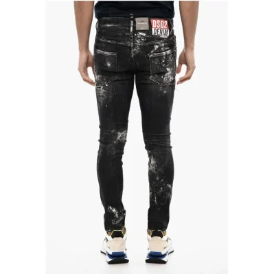 Gray Cotton Jeans Denim
