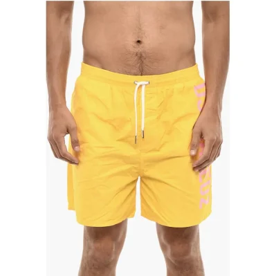 Yellow Nylon Swimwear