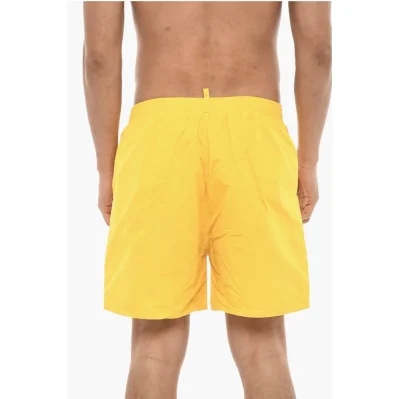 Yellow Nylon Swimwear